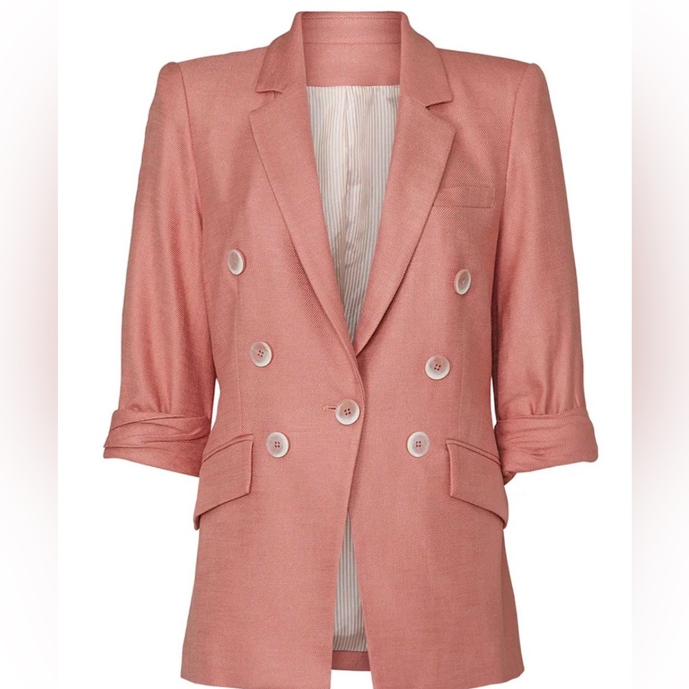 Veronica Beard Pink Rosewood Oriole Dickey Blazer Sz 12